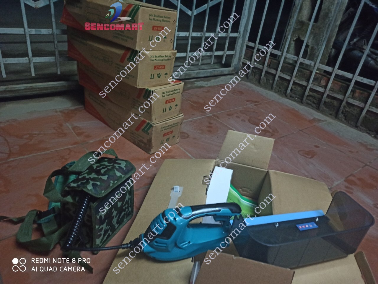 Máy Hái Chè Cầm Tay, Máy Hái Chè Chạy Công suất 150kg/h