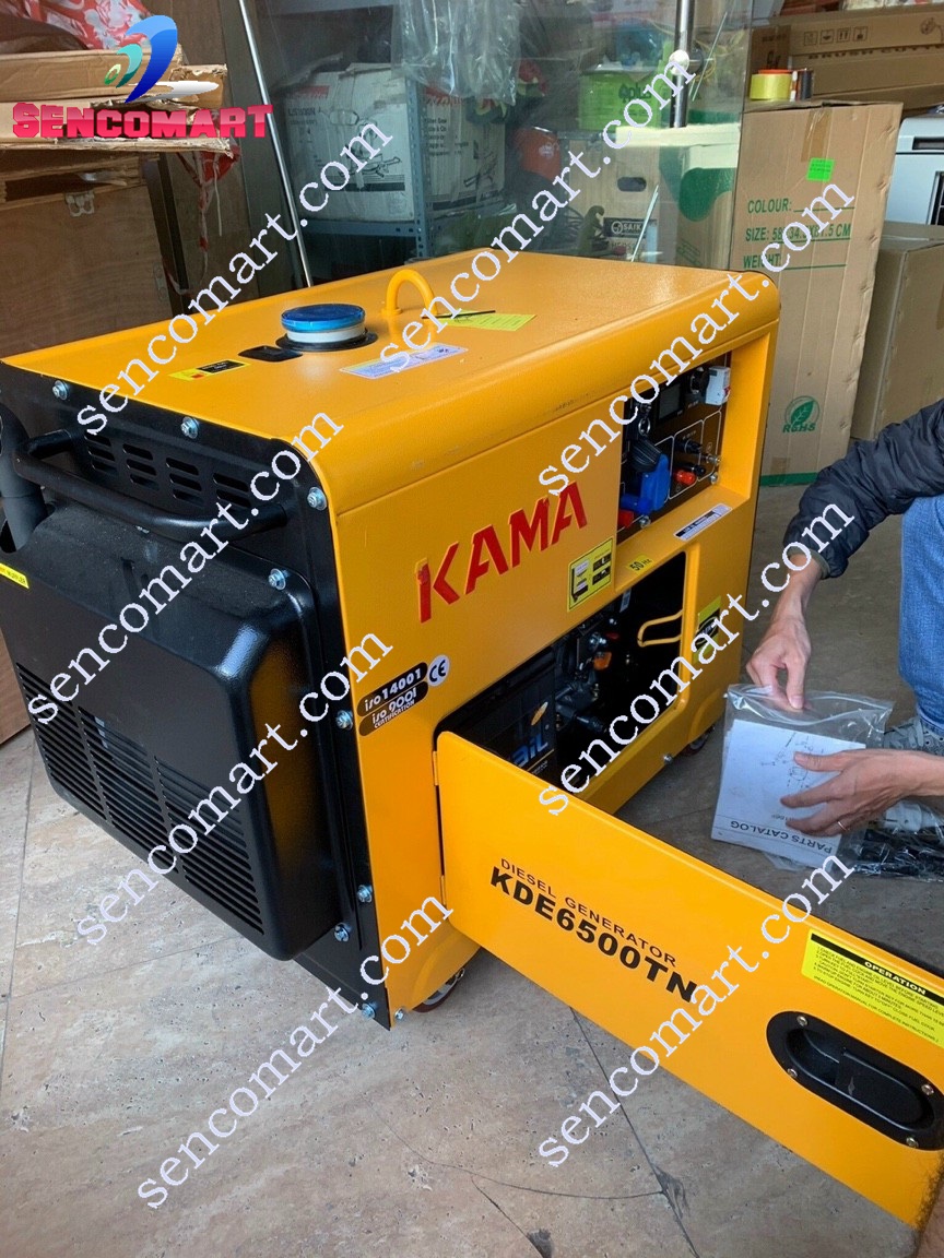 Máy Phát Điện Chạy Dầu 5KW KAMA KDE6500TN- Máy Phát Điện Dự Phòng Chạy Dầu Gía Rẻ
