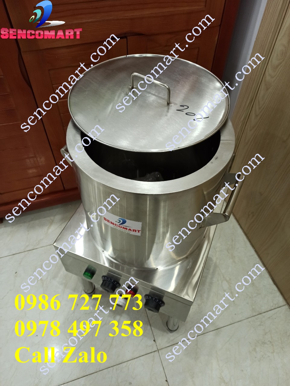 Nồi nhúng phở, nồi nấu nước dùng 30L inox 100%