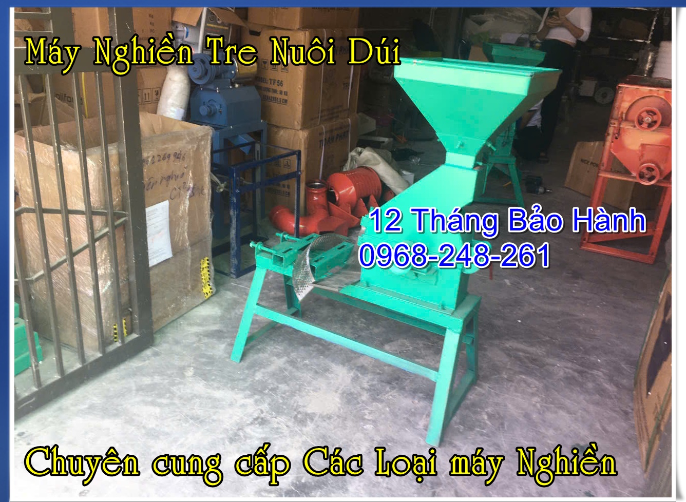 Máy nghiền tre, ngô , lúa cho chăn nuôi