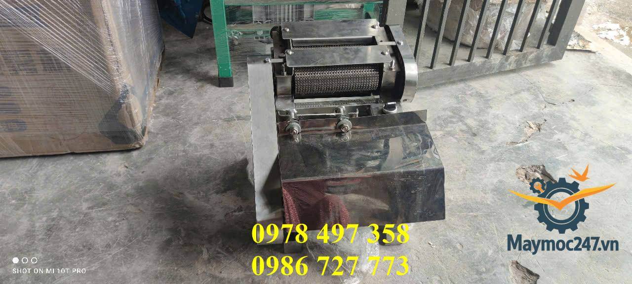 Máy làm mềm thịt lô hạt inox 304, chạy điện êm bền