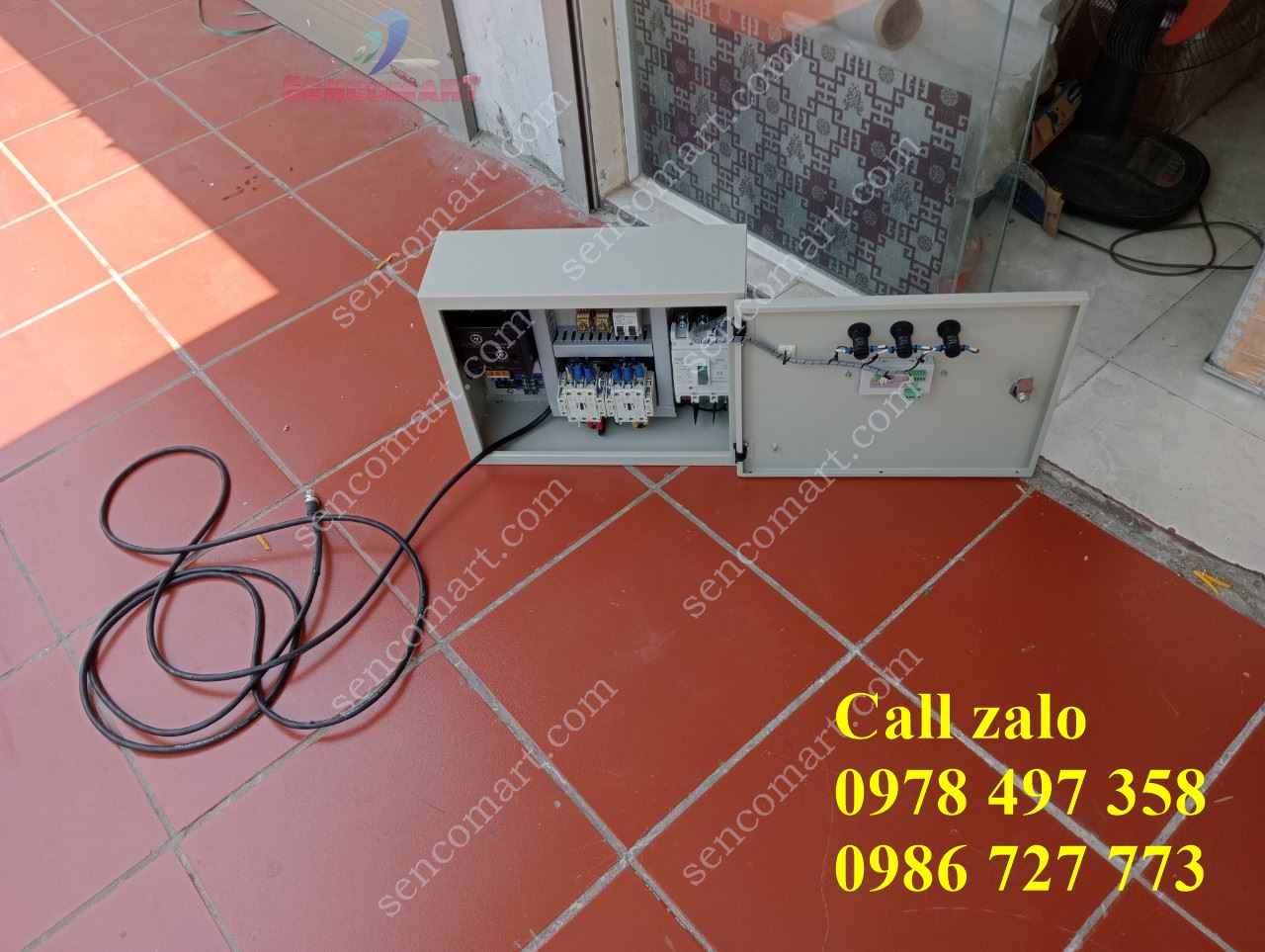 Tủ ats lắp cho máy phát điện 5,5kw chạy dầu