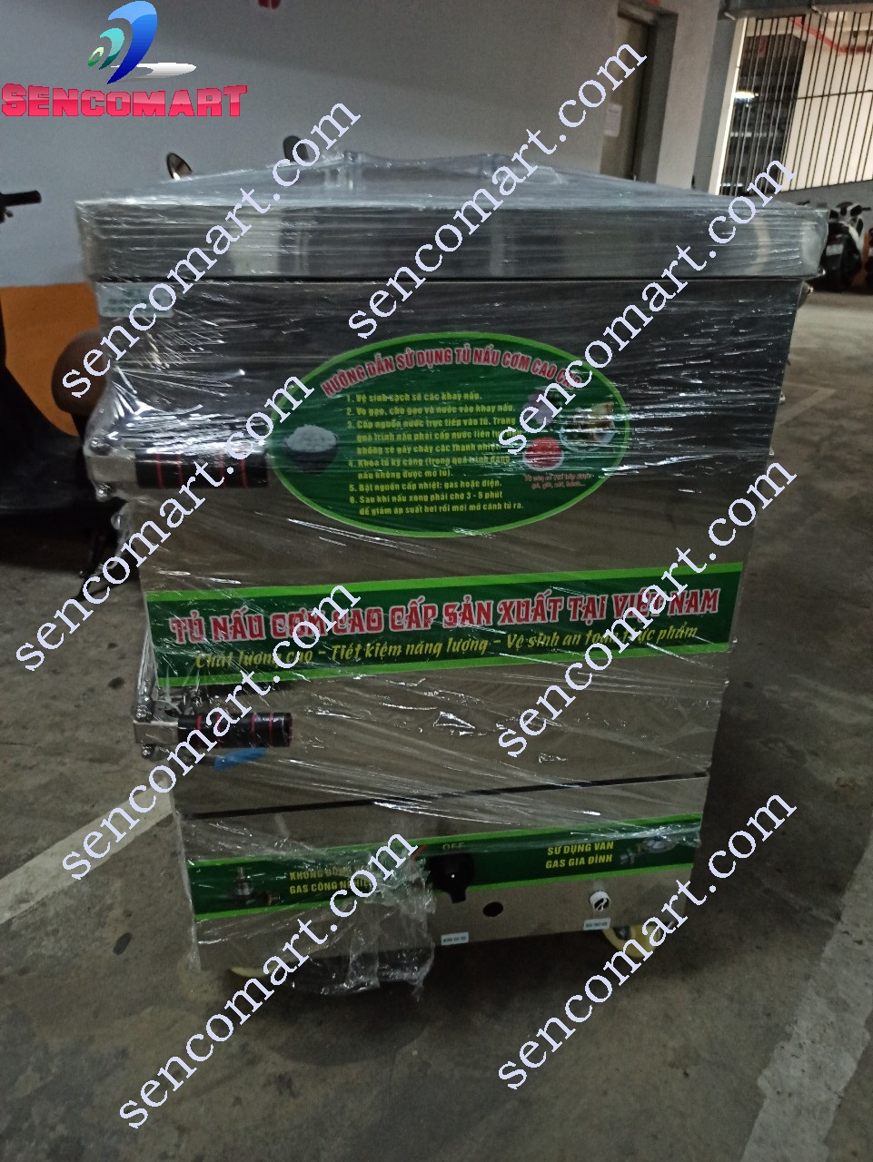 Tủ Nấu Cơm Bằng Điện 6 Khay Nấu nấu 15- 18kg Gạo Hàng Việt Nam Chất Lượng Cao