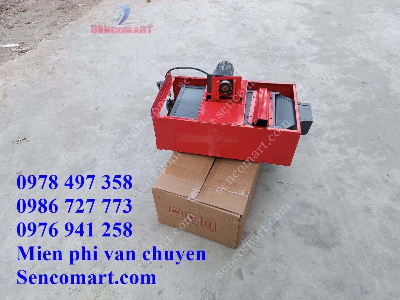 Sàng rung lọc sạn có động cơ riêng, lắp được cho mọi loại máy xát gạo