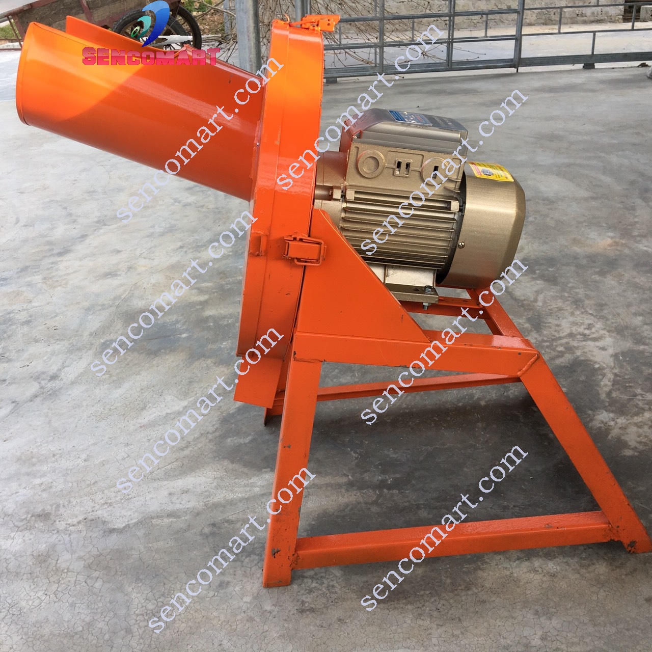 Máy Thái Chuối Nhuyễn Mịn Cho Gà Vịt, Máy Băm Cỏ Voi 1,5KW Cải Tiến Mới-SCM20