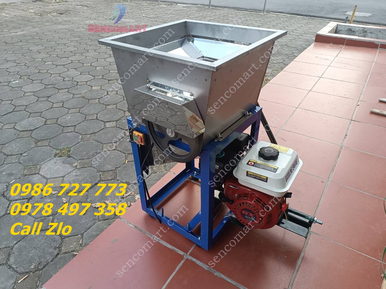 MÁY CẮT CÁ CHẠY XĂNG 6.5HP