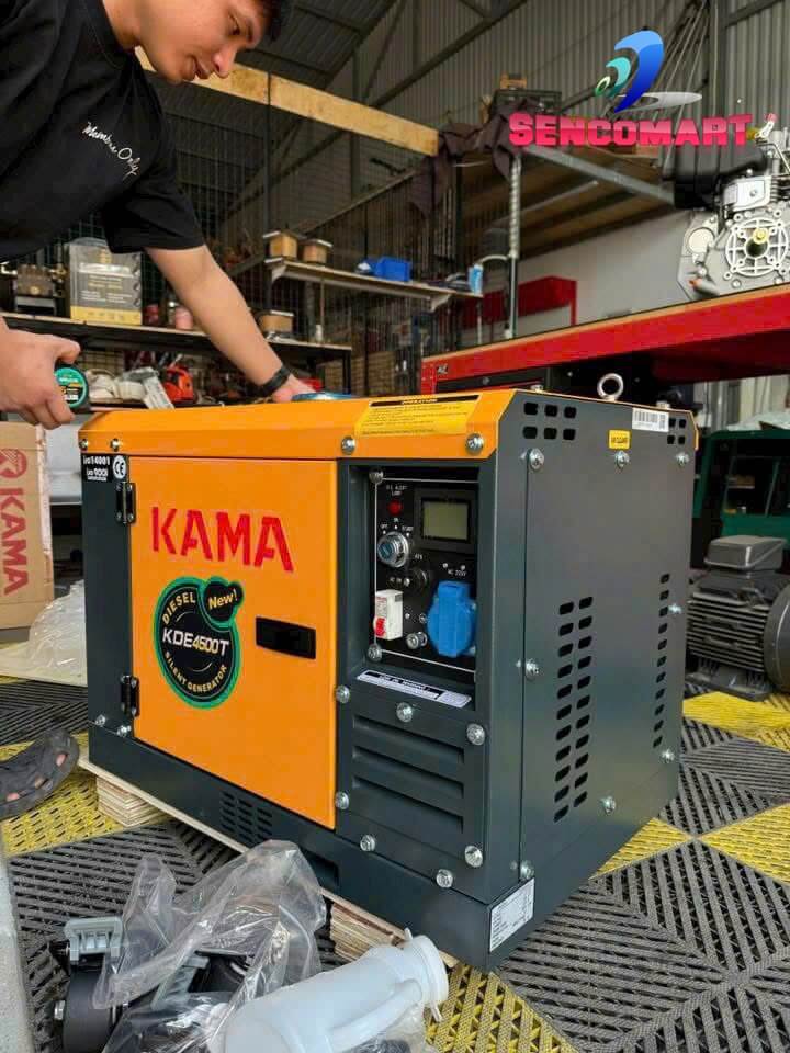 BÁO GIA MÁY PHÁT ĐIỆN CHẠY DẦU KAMA 4500T CÔNG SUẤT 3KW