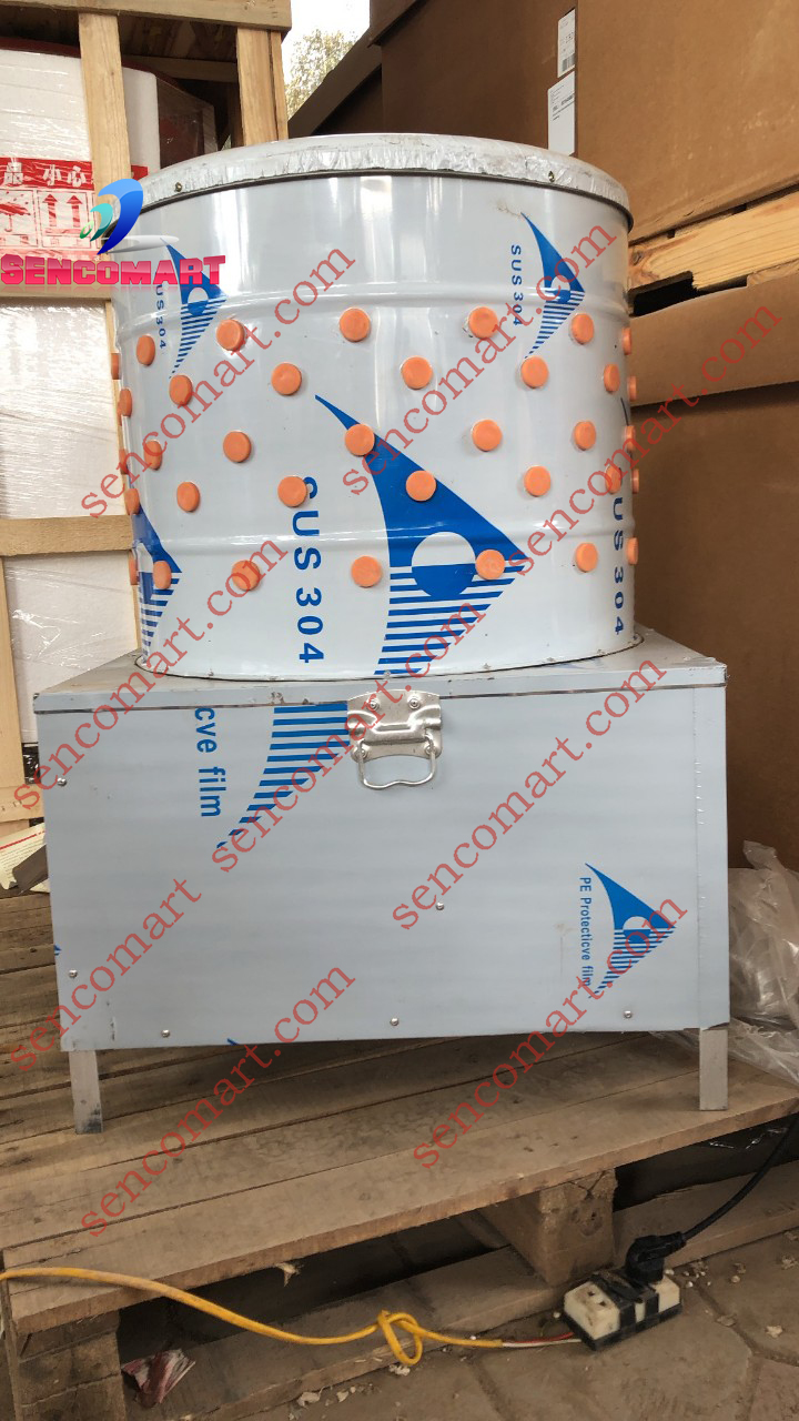 Máy vặt lông gà inox p50 động cơ Trung Quốc