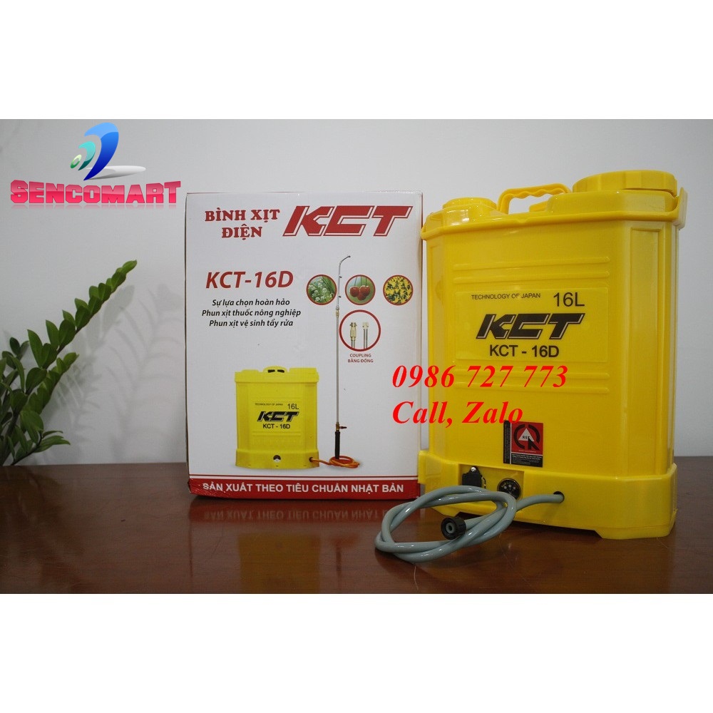 Bình xịt điệN KCT 16D- Máy phun khử khuẩn 16 lít phòng dịch Corona hiệu quả nhất
