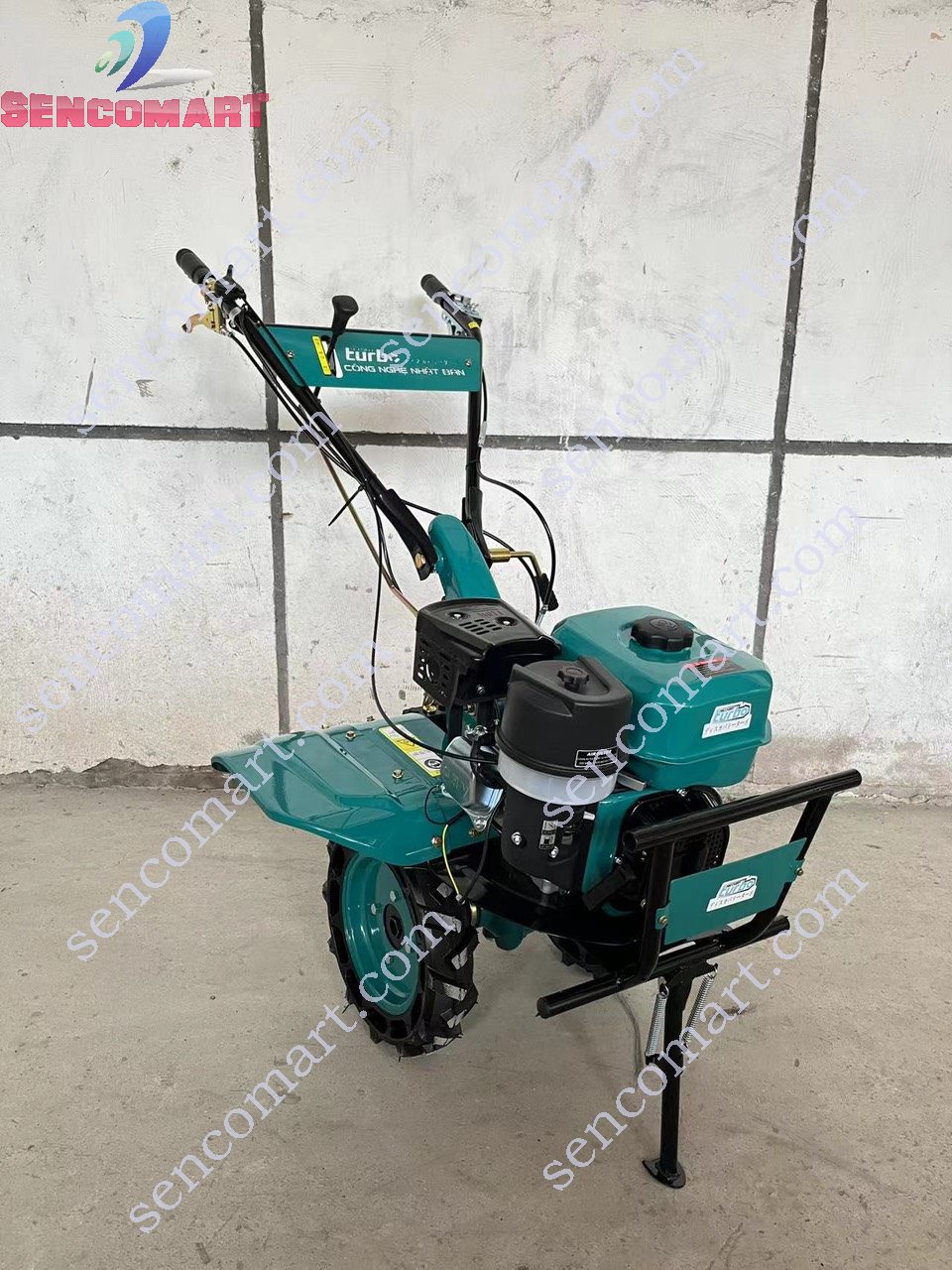 Máy Cày Đất, Làm Đất Chạy Xăng Đấu Đầu Tiết Kiệm Nhiên Liệu Turbo 170F