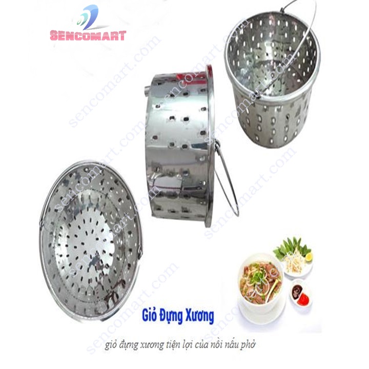 Nồi nấu nước phở làm từ INOX chạy bằng điện 220v