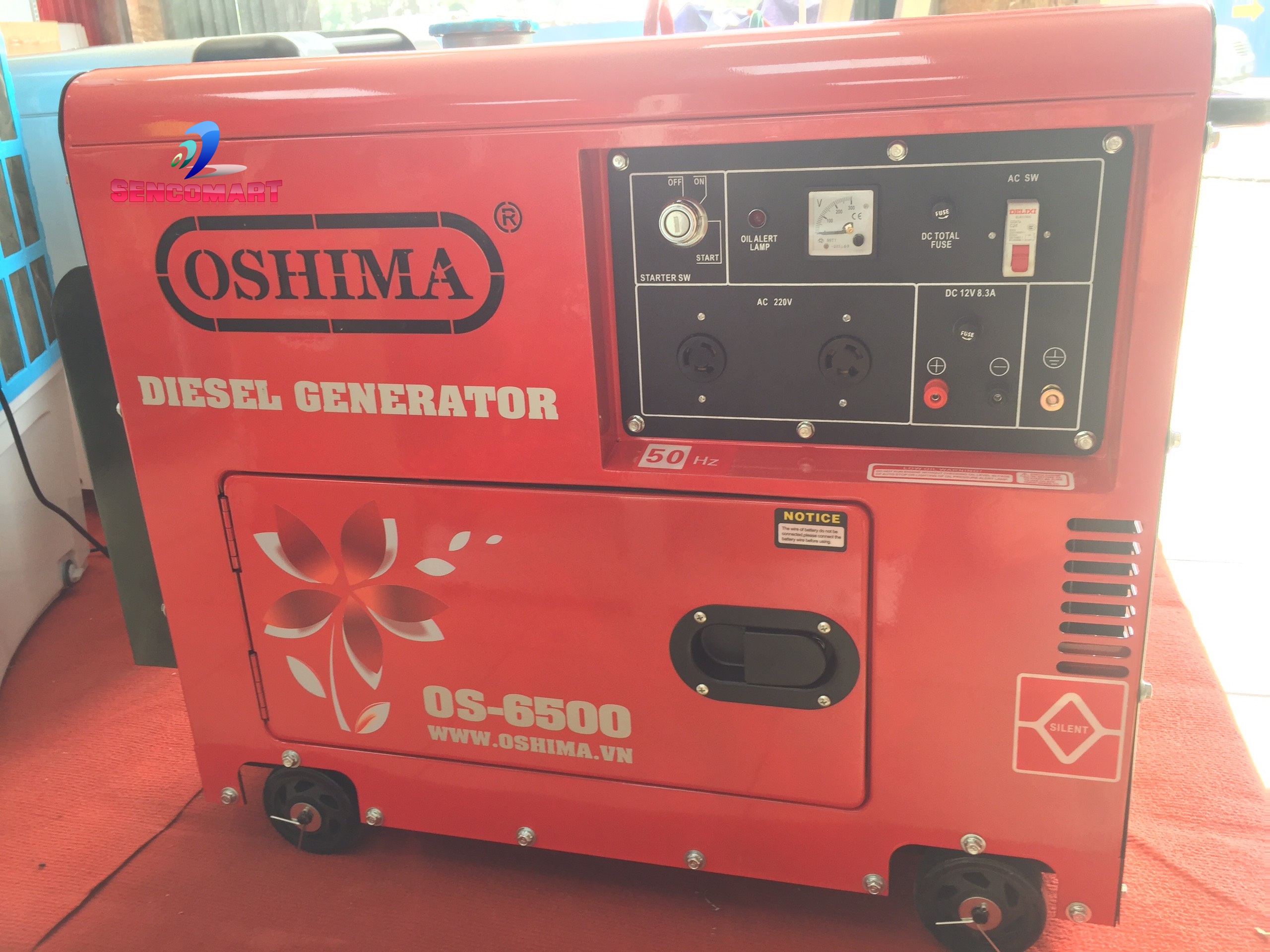 Máy phát điện oshima 6500 công suất 5kw mẫu mới nhất hiện nay